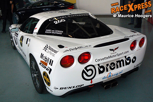 Corvette C6 GT4 van Rogier Kroymans en Danny van Dongen